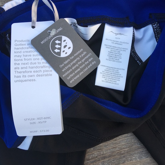 X by GOTTEX BLOCK PATTERN CAPRIS - Picture 3 of 7